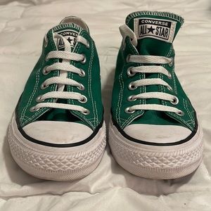 Green Low-top Converse